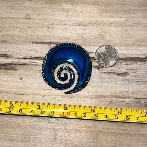 Original Brooch By David Wright Custom Made From ChromePlate NWT - Picture 4 of 6